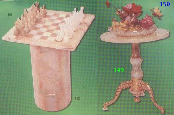 Chess,Brass Table Art # 149-152